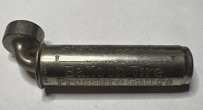 #ad Vintage 1920s 1940s Schrader Tire Pressure Balloon Gauge 10 42lbs $19.24