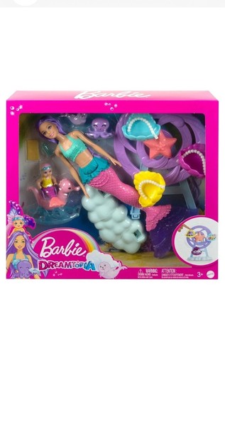 Mattel - Barbie - Dreamtopia - Meerjungfrau-Set Mit 2 Puppen & ZubehöR NEU & OVP-image