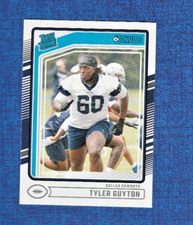 2024 Panini Donruss Football Rated Rookie # 400 Tyler Guyton