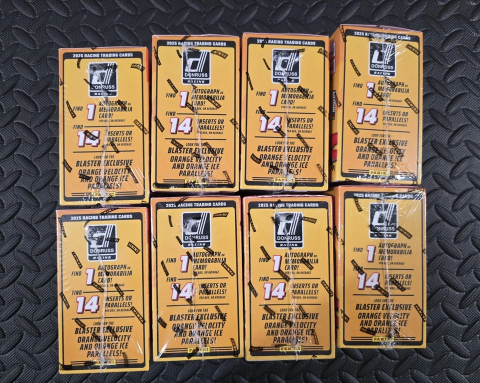 2025 Panini Donruss Racing Trading Cards (8) Blaster Boxes NEW FACTORY SEALED - Image 3 of 3