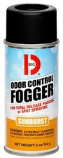 Big D 345 Odor Control Fogger, Sunburst Fragrance, 5 oz Pack of 12 - Kills