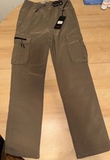Public Supply Flex Tech Ripstop Cargo Pants Gray L 14/16 Boys