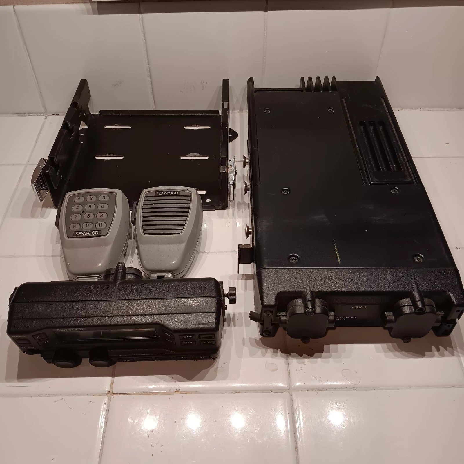 Tk 690 Kmc 27 & 28 KC 11 KRK 5 Kenwood MIC Radio Transceiver  vhf LOT