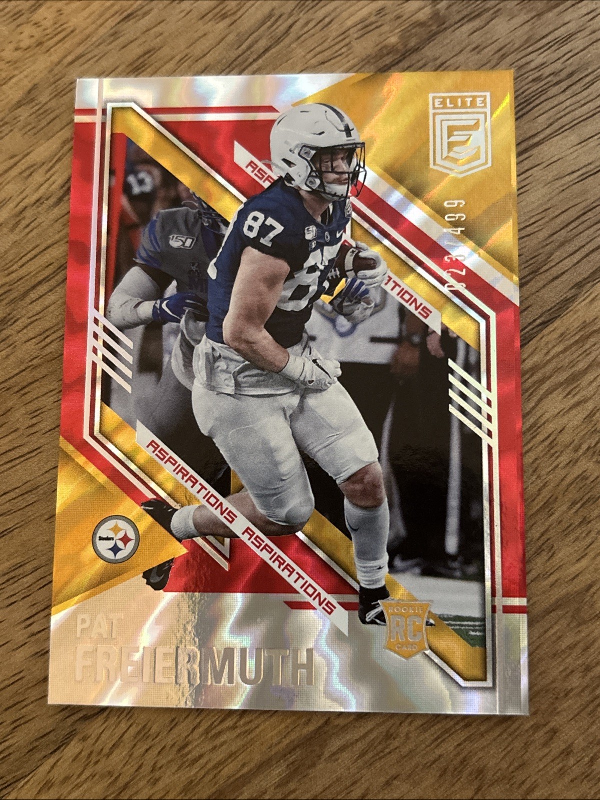 Pat Freiermuth 2021 Elite Aspirations Shimmer RC /499 #118 PWE