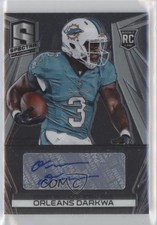 2014 Panini Spectra Rookie Auto 93/149 Orleans Darkwa #269 Auto 7l6