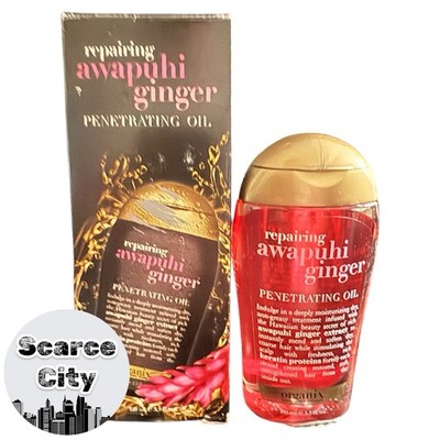 OGX -ORGANIX  Repairing Awapuhi Ginger Penetrating Oil 3.3 Oz HTF