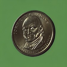 Rare John Quincy Adams 1825-1829,  2008. P  one dollar coin