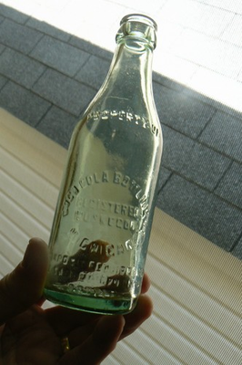 #ad #ad RARE 1908 TO 1912 COCA COLA BOTTLE AQUA GREEN STRAIGHT SIDE MUSKEGON MICH $299.00