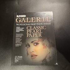 ILFORD 1979257 Galerie Classic Pearl Photo Paper 8.5x11 25 Sheets NEW J