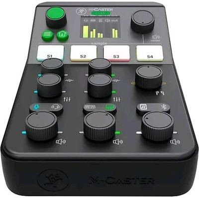 Mackie M-Caster Studio Live Streaming Mixer - Black NEW IN BOX