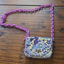 Women s/girls Multicolor Sequin Mini Shoulder...
