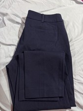 New York and Company Stretch Pants Size 12 Navy Blue
