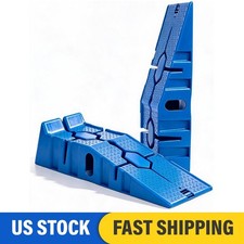 2pcs Heavy Duty 12000lbs Car Ramps For Oil Changes 6.7 Lift Height Service Ramp