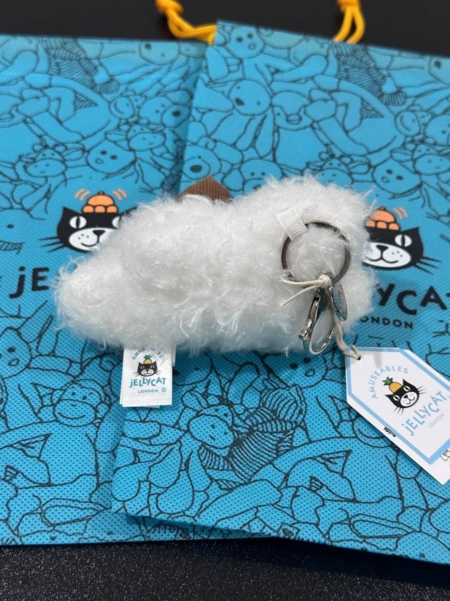 Jellycat Amuseable Cloud Bag Charm Plush Keychain NWT Cute Gift