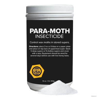 Mann Lake para-Moth Crystals Bee Super Wax Moth Treatment 1 LB