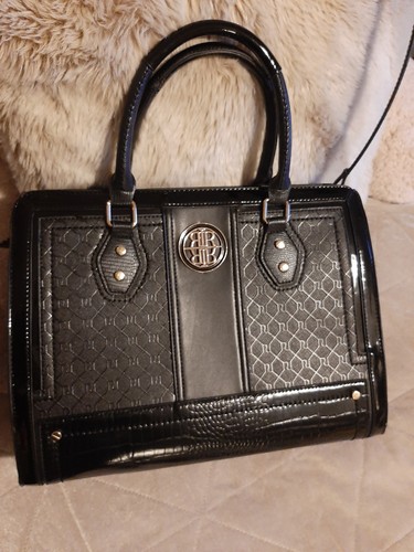 Large River Island Black Monogram Tote Bag And Purse BNWOT - Picture 22 of 24