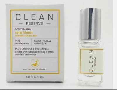 Clean Reserve Eau De Parfum/Perfume Rollerball ''Solar Bloom'' 0.1 fl oz/3ml NIB