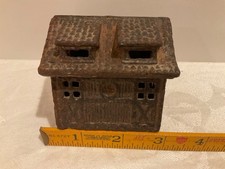 Piggy Bank Cast Iron Still vintage house barn garage home unique