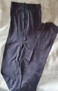 Schicke Strumpfhose gemustert grau Gr. L