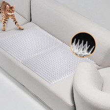 10 Pcs Cat Scat Mat with Spikes Cat Deterrent Mats for Garden Fence Indoor
