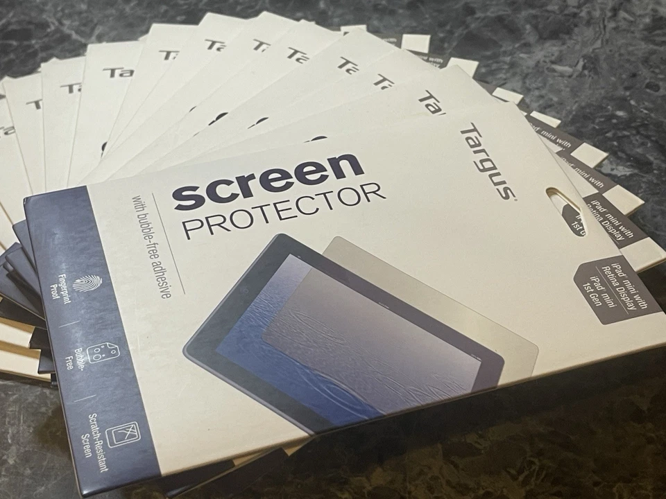 LOT of 18: Targus Bubble-Free Adhesive Screen Protectors (Apple iPad mini 1 2 3} - Image 4 of 4