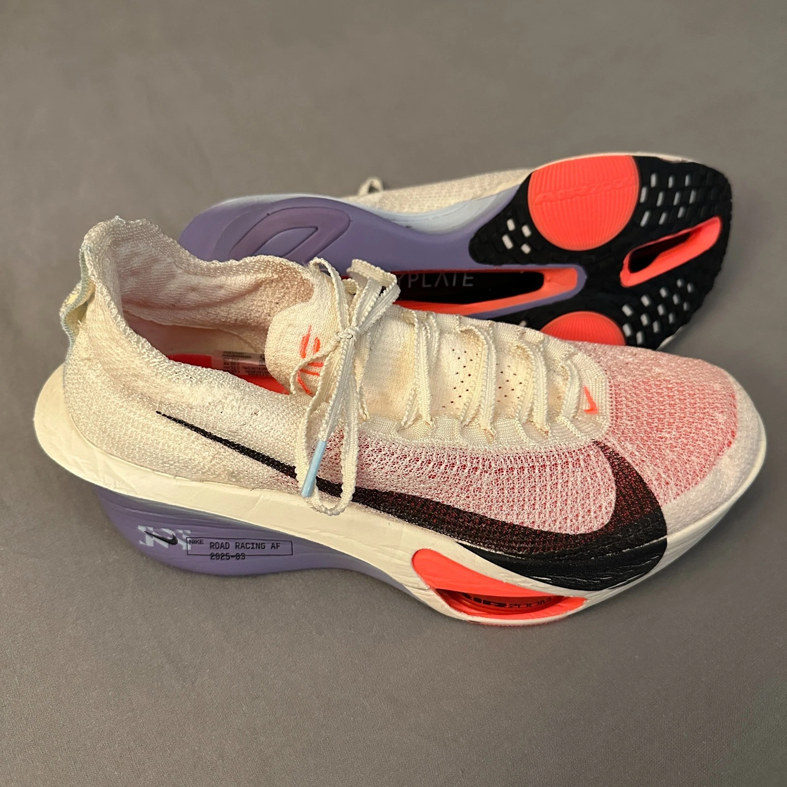 Nike Racing Air Zoom AlphaFly Next% 3 Coconut Milk/Amethyst Running W10.5 42