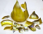Antique TIFFANY STUDIOS As-Is FAVRILE ART GLASS Lamp Shade for JEWELRY or Craft