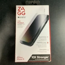 ZAGG InvisibleShield XTR3 Glass Screen Protector for Apple iPhone 15 New