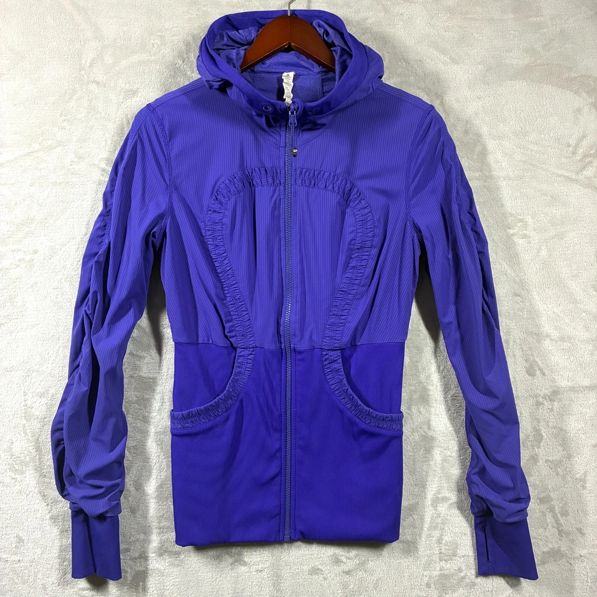 Lululemon 流行紫色运动服外套女| eBay