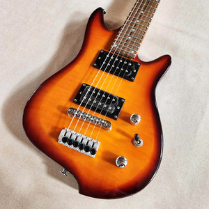 Headless Electric Guitar Rosewood FB Maple Neck In Sunburst Humbucker Pickup