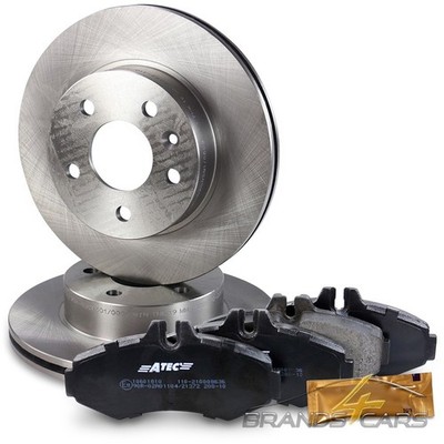 ATEC BREMSSCHEIBEN BELÜFTET Ø276 + BELÄGE VORNE FÜR MERCEDES VITO V-KLASSE W-638