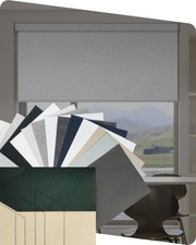 Motorized Blinds with Remote, 100 Blackout Blinds for Bedroom, Fabric Swatch...