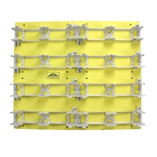 ALLEN TEL PROUCTS GB183B5 YELLOW WOOD TELECOM BACKBOARD WITH BRACKETS