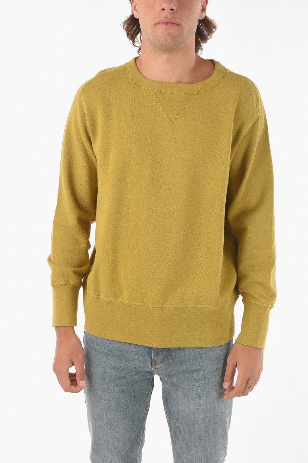Leviu0026#039;s Vintage Clothing Bay Meadows Sweatshirt Ecru Olive Green XL RRP  £120 | eBay