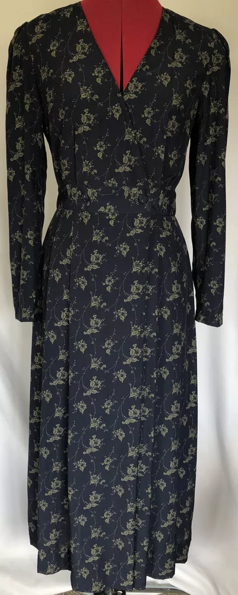 Laura ashley navy dress cheap