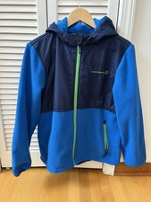 Boys Fleece Softshell Jacket with Hood Size XL 18/20 , 100 Polyester