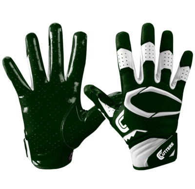 Cutters S451 REV PRO  2.0 Football Receiver Handschuhe, Grün,  Youth L