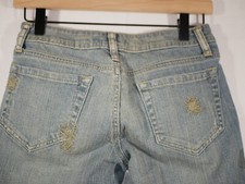 Vintage Arizona Women’s Jeans Size 3 Ankle Zippers Embroidered 