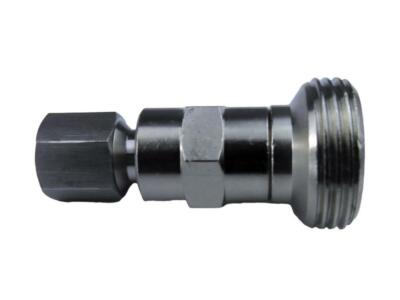 Adapter Reduzierstück von 3/4'' AG auf 7/16'' UNF IG NC Ball Lock Grau