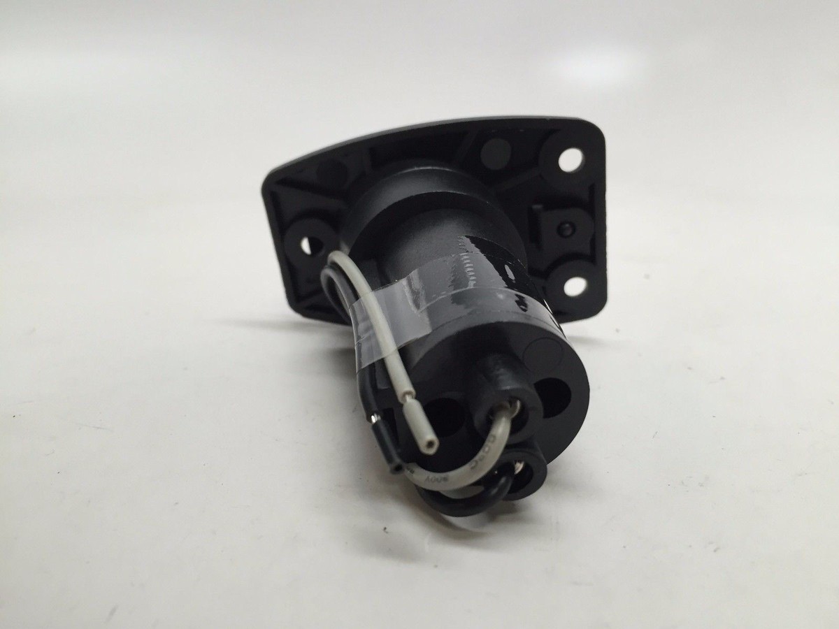 Marine Boat Black Nylon Cap 2-Prong Stern Light Top Socket Plug-In SS Pole Base - Foto 7