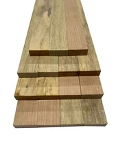 15 Pcs, Cherry, White Limba, Spalted Tamarind 3/4x 2x 12 Lumber Boards Blocks
