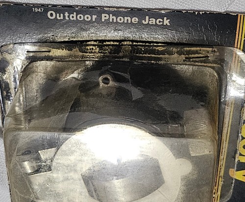 Vtg Jasco Akcesoria do telefonu Outdoor Gniazdo telefoniczne Modułowe 1947 4 przewody Nowe Stare zapasy - Zdjęcie 2 z 11