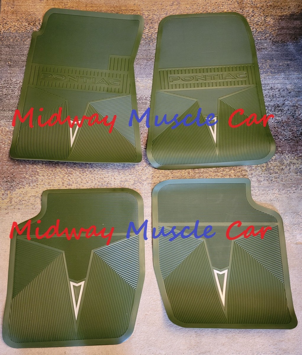 NEW original style GREEN 69-72 Pontiac floor mats GTO Lemans Judge