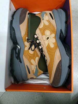 Puma Pam X Nano Floral Lace Up Hiking Mens Beige Sneakers Athletic Shoes  387037