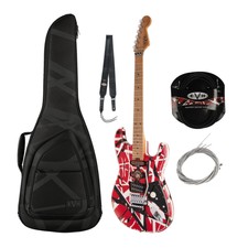 Evh Striped Series Frankenstein Frankie Electric Guitar Red With Accessories