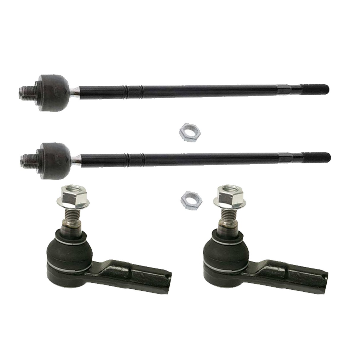OEM 2 Outer & 2 Inner Steering Tie Rod End Kit For Dodge Sprinter 2500 3500 RWD
