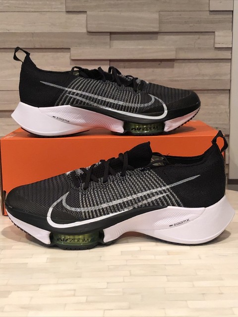 Size 11 - Nike Air Zoom Tempo Next% Flyknit Black White Volt 2020 for sale online | eBay