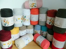 100% Recycled Baumwolle 45 meter Makramee Garn 4-5 mm ( Gedreht )
