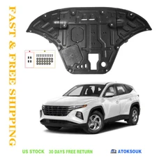 Thick Engine Splash Shield For Hyundai TUCSON 2022-2024 Front Engine Guard Hard