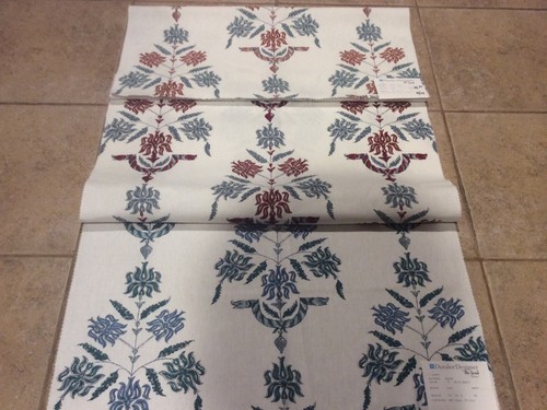 "Tela Duralee Designer Tilton Fenwick Soldada en 3 colores diferentes cada uno 27""x 26"""